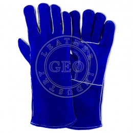 Heat-resistant Industrial Safety / Long Welding Gloves / Leather Gloves Safety Gloves